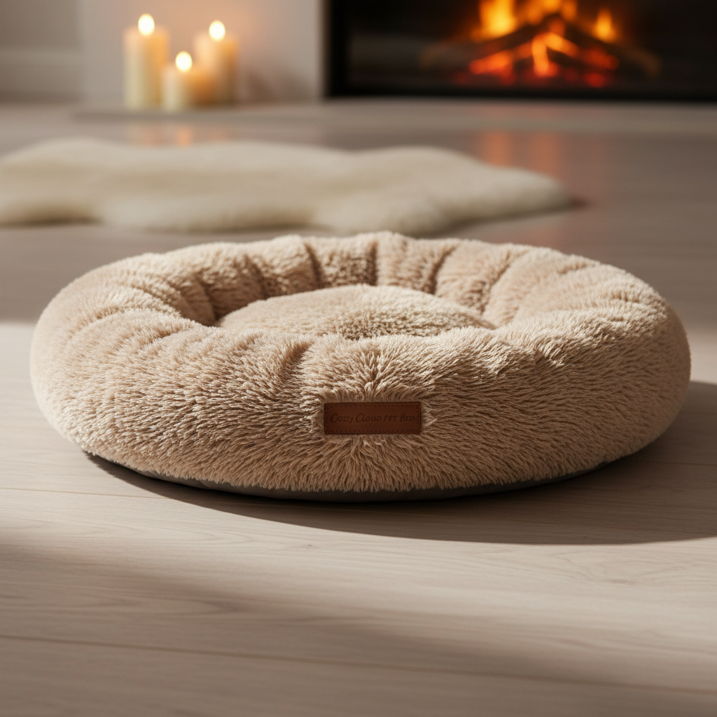 Cozy Critter Bed
Give your furry friend the gift of comfort! This soft, plush bed is perfect for dogs, cats, and small animals, providing a warm, snuggly spot to nap and relax. Durable, easy to clean, and super cute! (make it real photo)