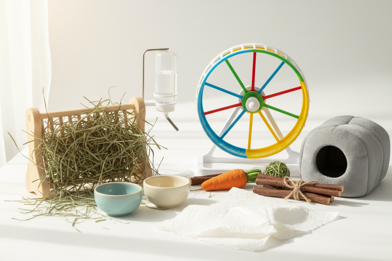 Small Animal Essentials
From hamster wheels to bunny hay, we’ve got all the little things to keep small pets happy, healthy, and entertained. Carefully chosen for quality and safety. (make it real photo)