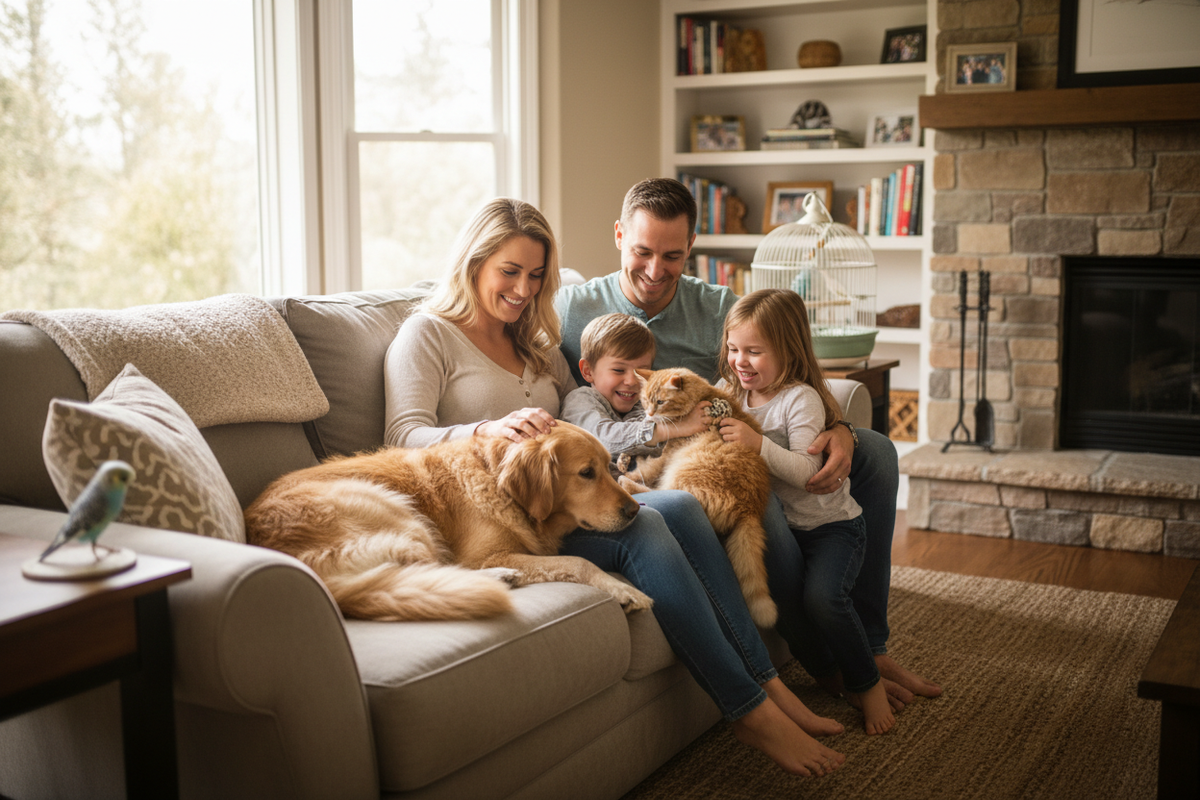 We believe pets aren’t just animals—they’re family. Every product we carry is carefully selected for safety, comfort, and fun, so your furry, feathered, or tiny friends can enjoy life to the fullest. (make it real photo)